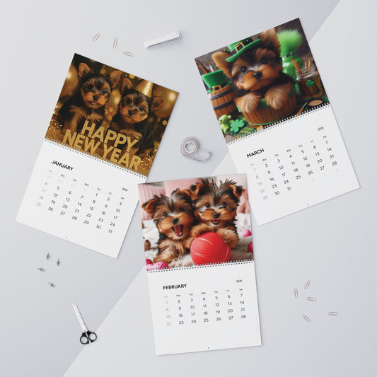 Yorkie Joy 2026 Wall Calendar – A Year of Adorable Puppy Moments