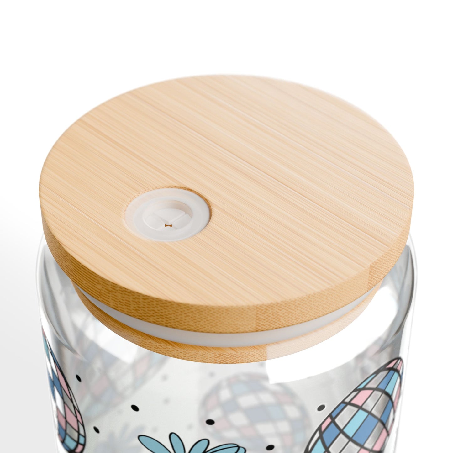 Disco Ball Sipper Glass – 16oz Fun & Stylish Drinkware