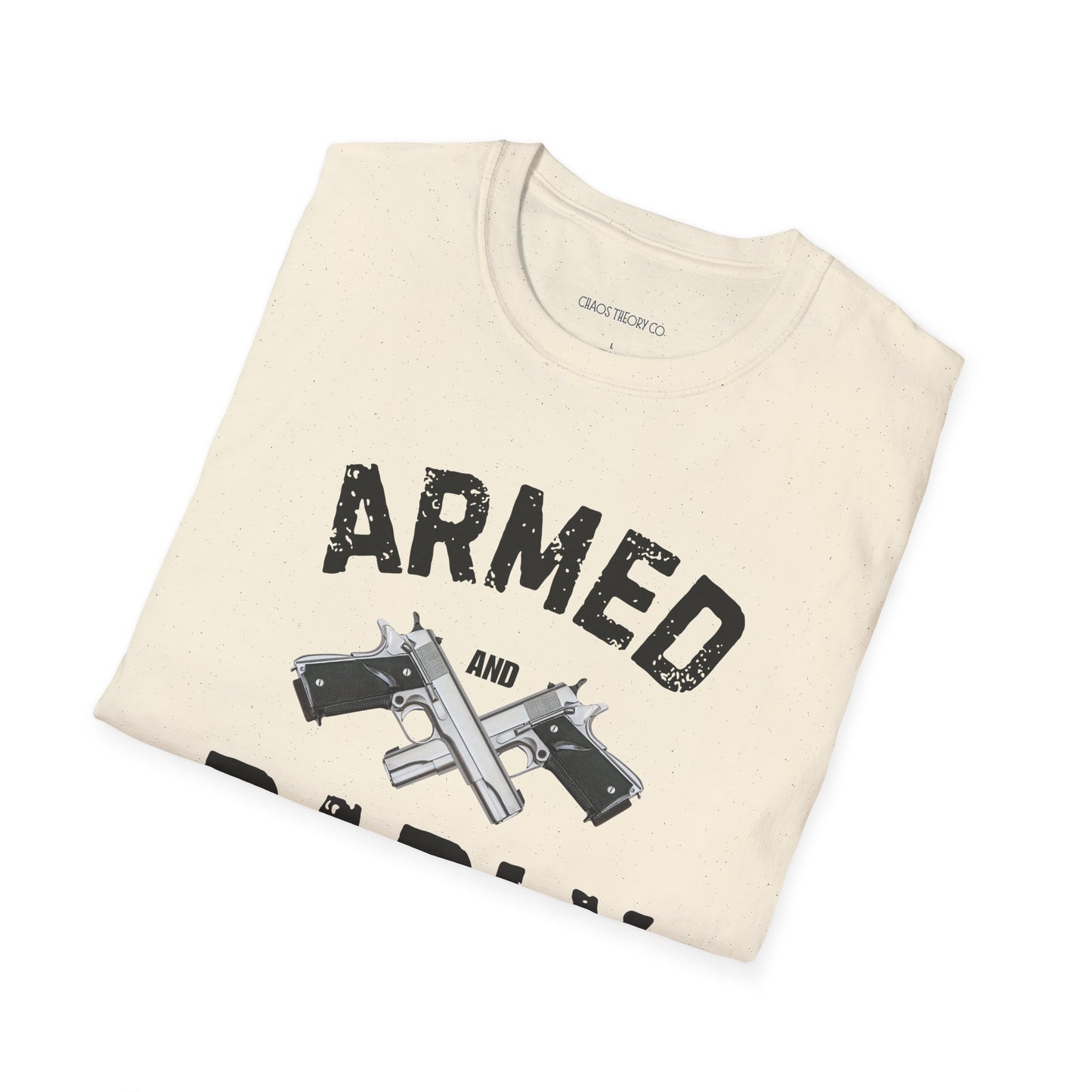 Armed and Dadly Graphic T-Shirt | Father’s Day Appreciation Tee