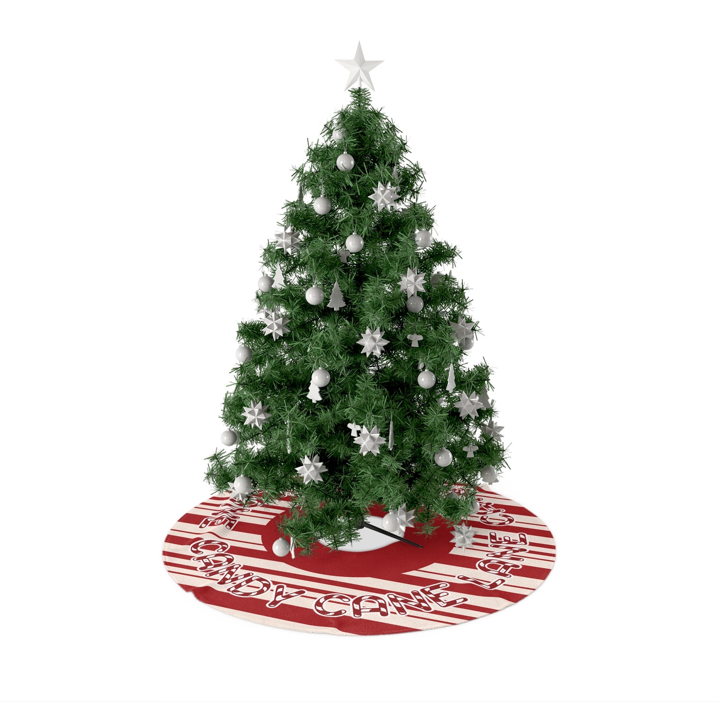 Candy Cane Lane Christmas Tree Skirt – Cozy Holiday Charm