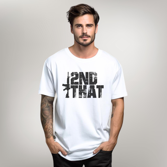 I 2nd That Men’s T-Shirt – Patriotic 2nd Amendment Cotton Tee