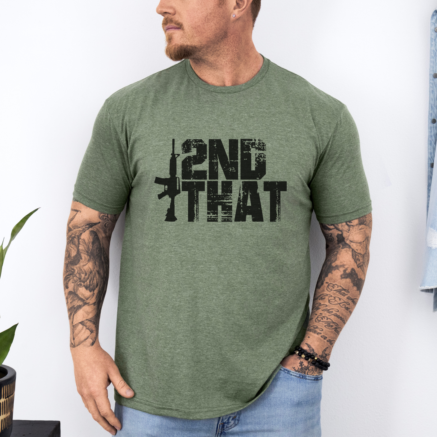 I 2nd That Men’s T-Shirt – Patriotic 2nd Amendment Cotton Tee