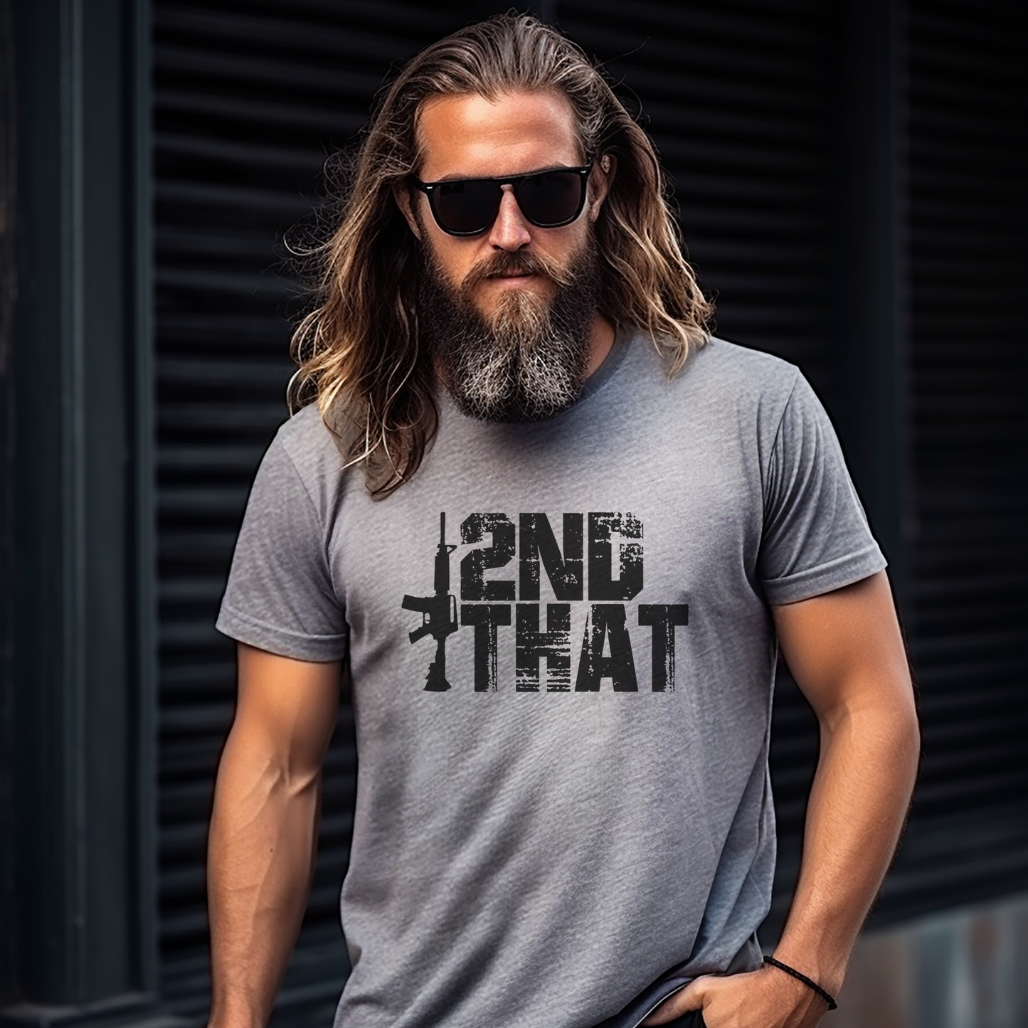 I 2nd That Men’s T-Shirt – Patriotic 2nd Amendment Cotton Tee