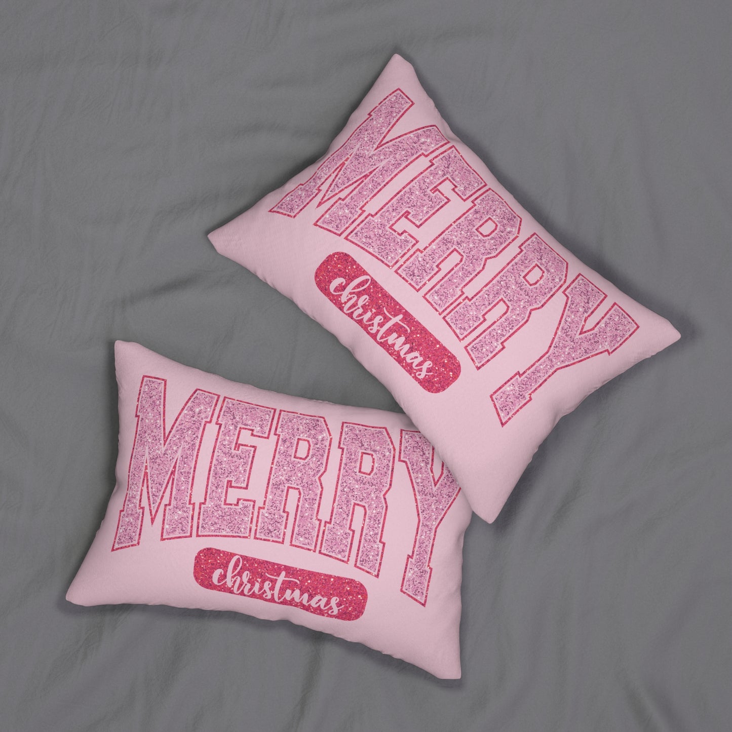 Pinkalicious Merry Christmas - Holiday Lumbar Pillow