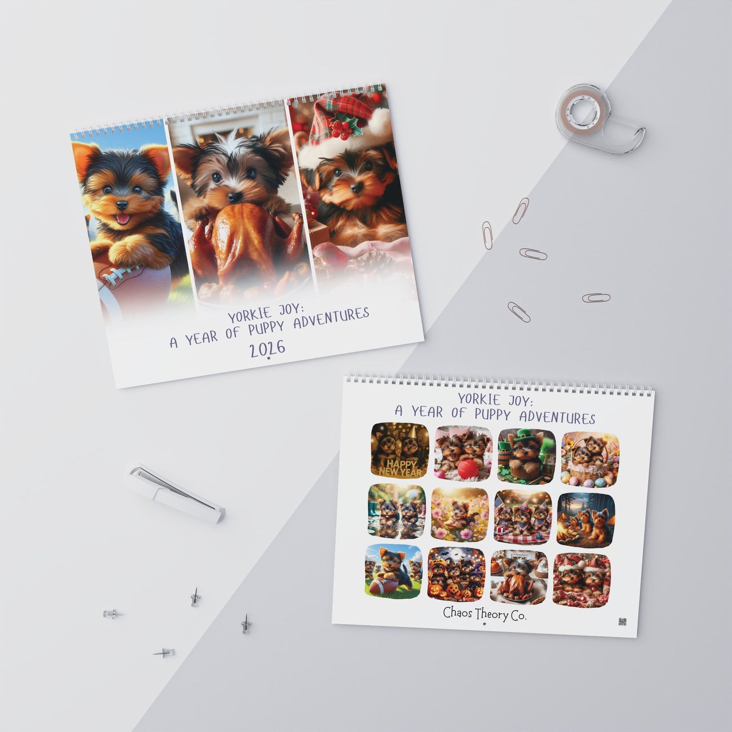 Yorkie Joy 2026 Wall Calendar – A Year of Adorable Puppy Moments