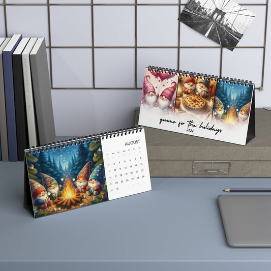gnome for the holidays desk calendar